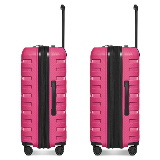 Smartbox Edition 01 4 Rollen Kofferset 3-teilig mit Dehnfalte