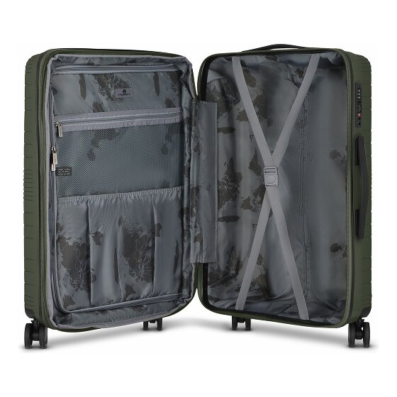 Franky Dallas 3.0 4 Rollen Trolley M 65 cm mit Dehnfalte