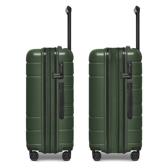 Redolz Essentials 11 4 Rollen Kofferset 3-teilig mit Dehnfalte