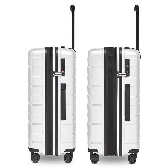 Bergpfeil Travel 4-Rollen Trolley M 66 cm mit Dehnfalte