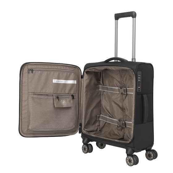 Travelite Crosslite 5.0 4 Rollen Kabinentrolley S 55 cm Laptopfach