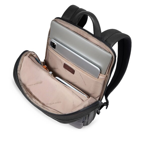 Piquadro Harper Daypack Leder 38 cm Laptopfach