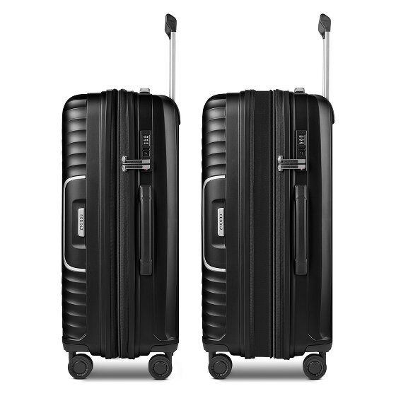 Redolz Essentials 01 4 Rollen Trolley M 66 cm mit Dehnfalte