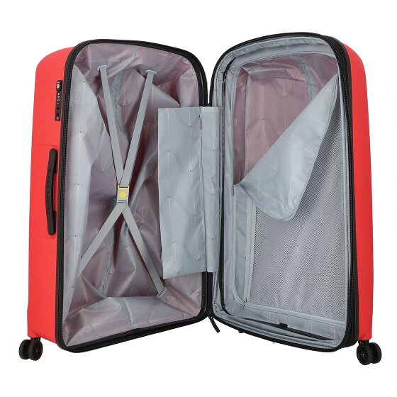 Delsey Paris Belmont Plus 4 Rollen Trolley XL 83 cm mit Dehnfalte