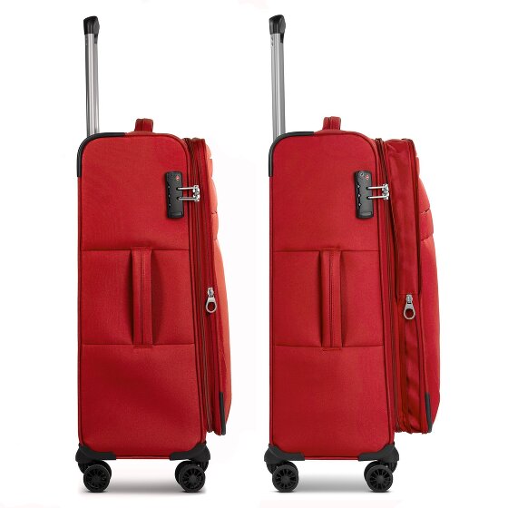 Worldpack Chicago 4 Rollen Kofferset 3-teilig mit Dehnfalte