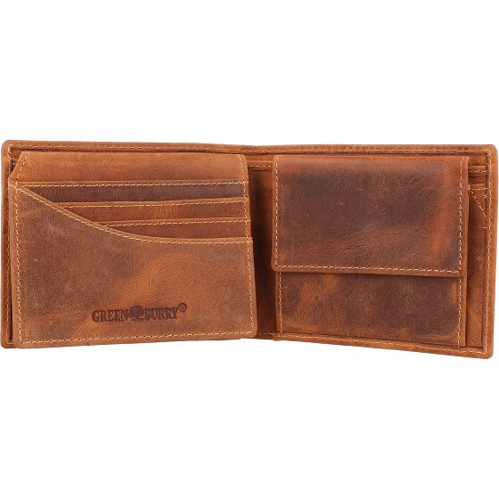 Greenburry Vintage Geldbörse Leder 12 cm