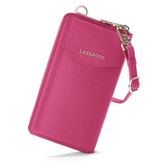 Lazarotti Bologna Leather Zip-Around Geldbörse Handytasche Leder 19 cm