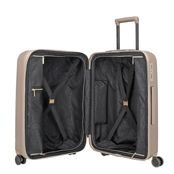 Travelite Barbara Novelty 4 Rollen Trolley 65 cm mit Dehnfalte