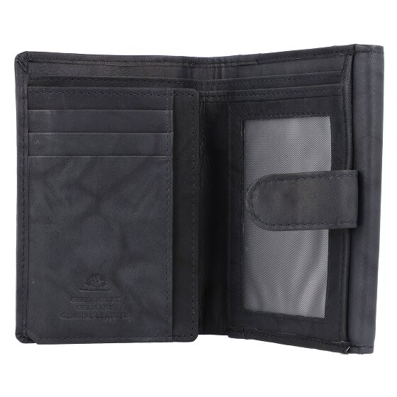 Greenburry Basic Geldbörse RFID Leder 13 cm