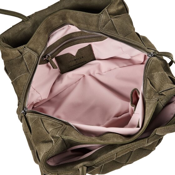 LES VISIONNAIRES Mrs. Bella Schultertasche Leder 40 cm