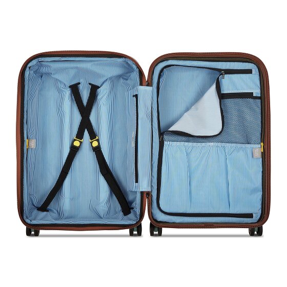 Delsey Paris Carrousel 2 4 Rollen Trolley 68 cm mit Dehnfalte