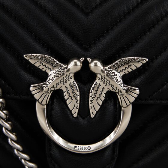 PINKO Love One Umhängetasche Leder 21 cm
