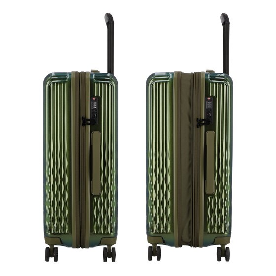 Pack Easy Flow 4 Rollen Trolley M 66 cm mit Dehnfalte