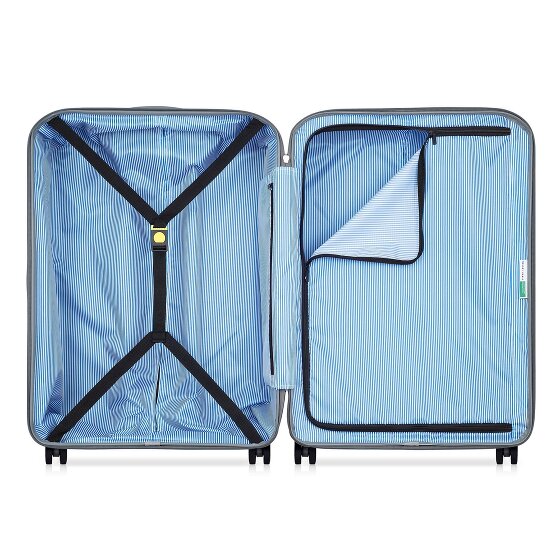 Delsey Paris x United Colors of Benetton UCB Hardside 4-Rollen Trolley 66 cm