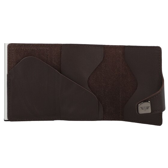 Tru Virtu Click & Slide Kreditkartenetui Geldbörse RFID Leder 6,5 cm