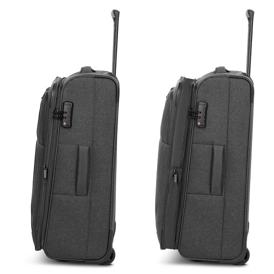 Redolz Essentials 12 2 Rollen Trolley M 67 cm mit Dehnfalte