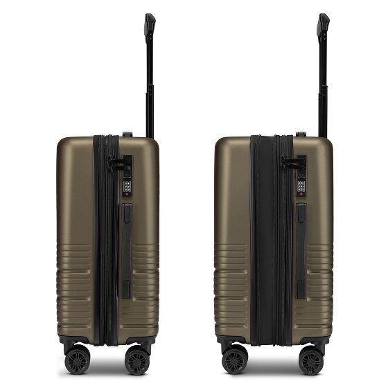camel active Hanoi 4 Rollen Kabinentrolley S 55 cm mit Dehnfalte