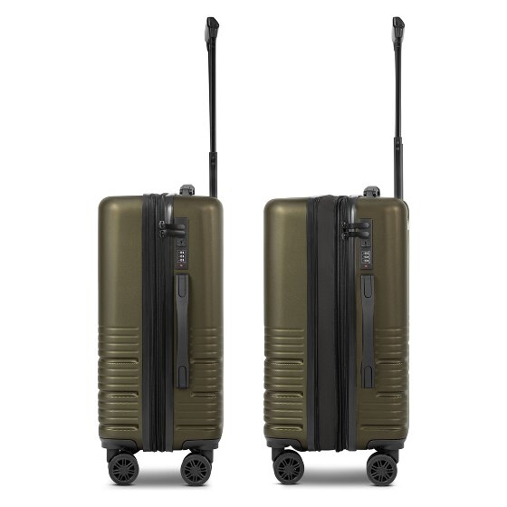 camel active Hanoi 4 Rollen Kabinentrolley S 55 cm mit Dehnfalte
