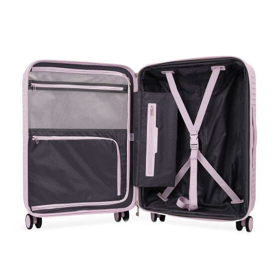 Hedgren Raku 4 Rollen Trolley 65.5 cm mit Dehnfalte