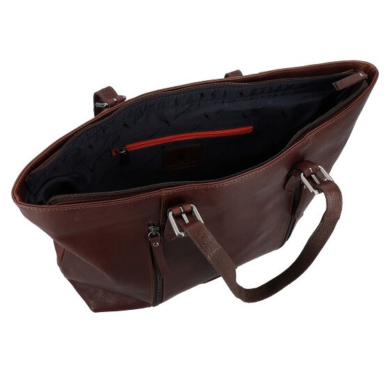 Jack Kinsky Montreal Schultertasche Leder 34 cm