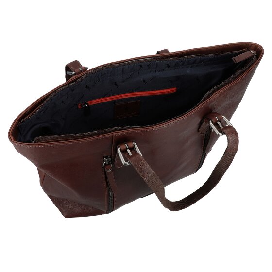 Jack Kinsky Montreal Schultertasche Leder 34 cm