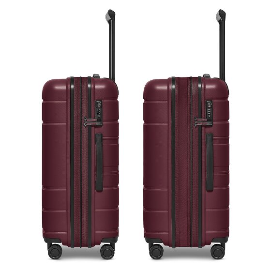 Redolz Essentials 11 4 Rollen Kofferset 3-teilig mit Dehnfalte