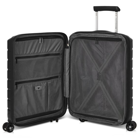 Roncato B-Flying Move 4 Rollen Kabinentrolley 55 cm mit Dehnfalte