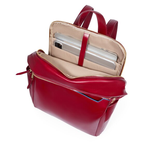 Piquadro Blue Square Daypack RFID Schutz Leder 37 cm Laptopfach