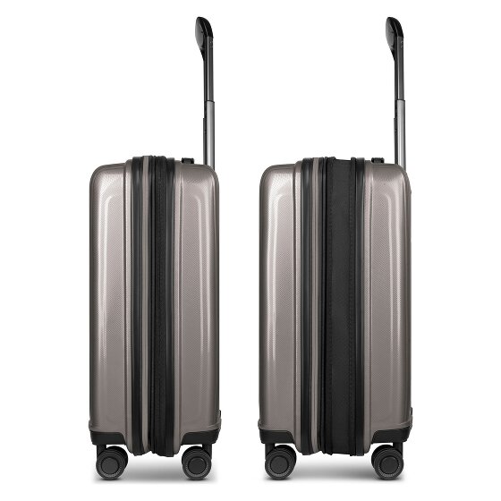 Redolz Essentials 14 4-Rollen Kofferset + Beautycase 4 tlg. mit Dehnfalte