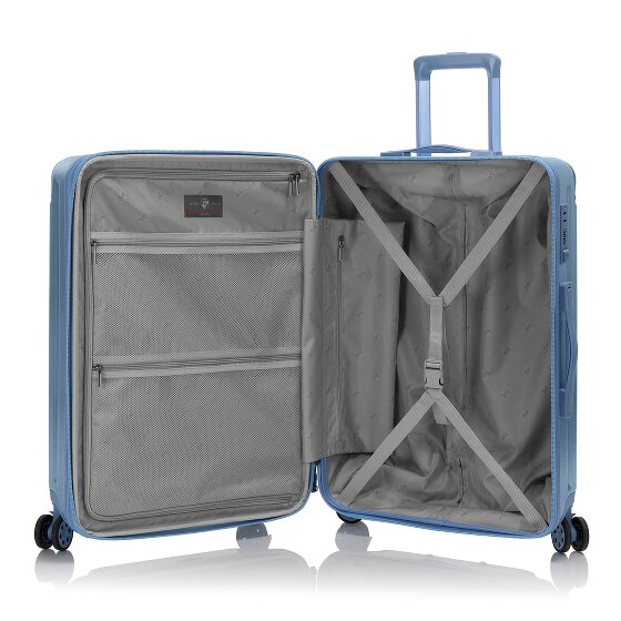 Heys Alumix 4 Rollen Trolley M 66 cm mit Dehnfalte