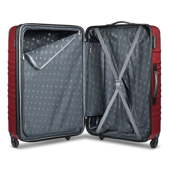 Wenger Amplar Evo 4 Rollen Trolley L 75 cm mit Dehnfalte