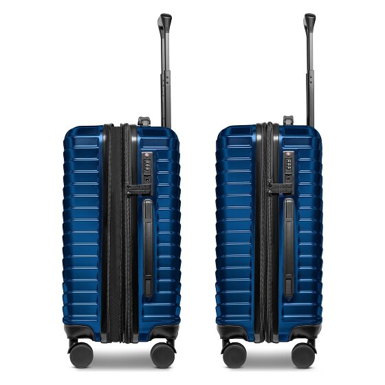 Redolz Essentials 18 4 Rollen Kabinentrolley 55 cm mit Dehnfalte