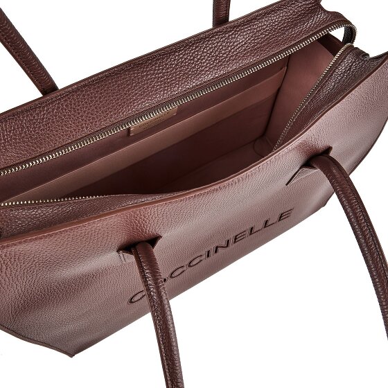 Coccinelle Myrtha Schultertasche Leder 40 cm Laptopfach