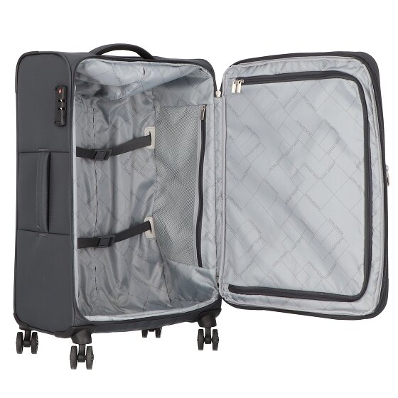 Worldpack Dublin 4 Rollen Kofferset 3-teilig mit Dehnfalte