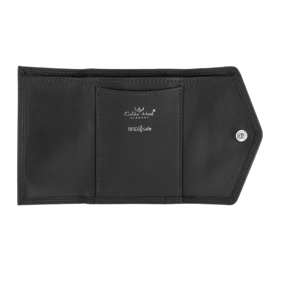 Golden Head Polo Geldbörse RFID Schutz Leder 10 cm