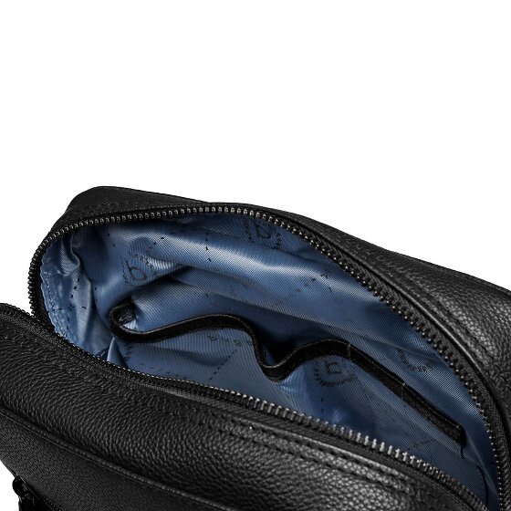 Bugatti Black Umhängetasche Leder 20 cm