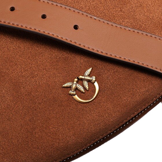 PINKO Zip Around Umhängetasche Leder 28 cm