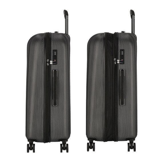 Polestream Moonrock 4 Rollen Trolley L 78 cm mit Dehnfalte