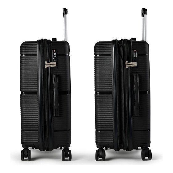 Benzi 5899 4 Rollen Trolley M 57 cm mit Dehnfalte