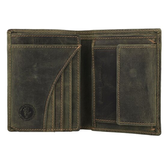 Greenburry Vintage Geldbörse Leder 9.5 cm