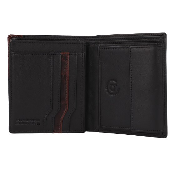 Bugatti Corso DeLuxe Geldbörse RFID Schutz Leder 10 cm
