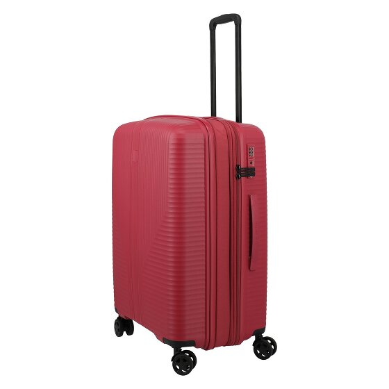 Travelite Air Stripe 4 Rollen Kofferset 3-teilig mit Dehnfalte