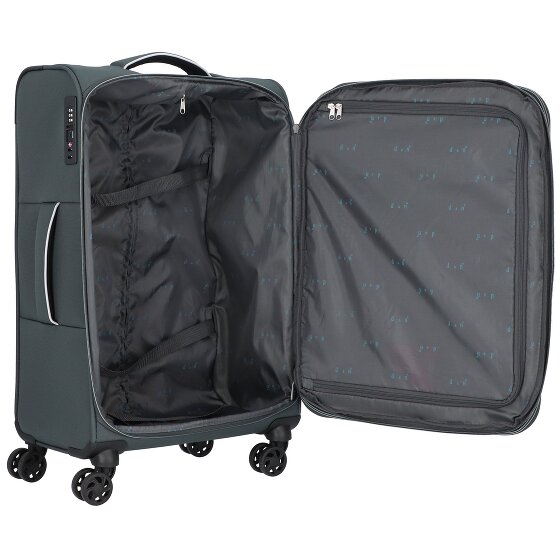 d&n Travel Line 9204 4 Rollen Kofferset 3-teilig mit Dehnfalte