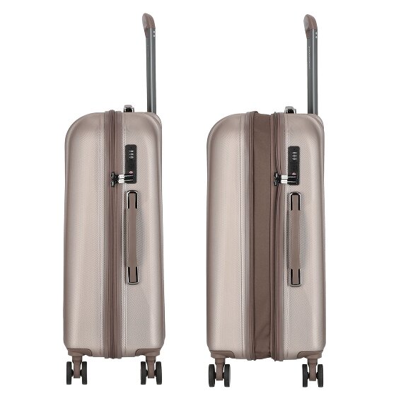 Polestream Moonrock 4 Rollen Trolley M 69 cm mit Dehnfalte