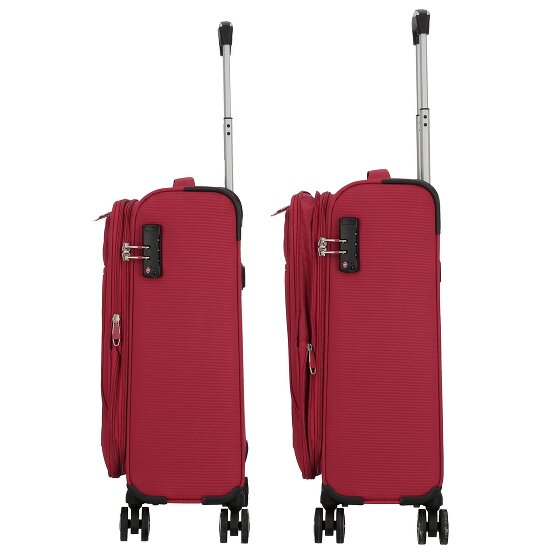 Cocoono Monterrey 4 Rollen Trolley 58 cm mit Dehnfalte