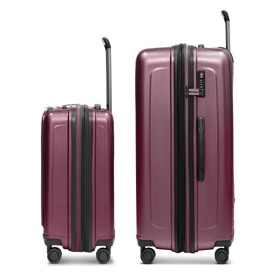 Redolz Essentials 14 4-Rollen Kofferset 2 tlg. Laptopfach mit Dehnfalte