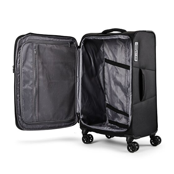 d&n Travel Line 9804 4 Rollen Kofferset 3-teilig mit Dehnfalte