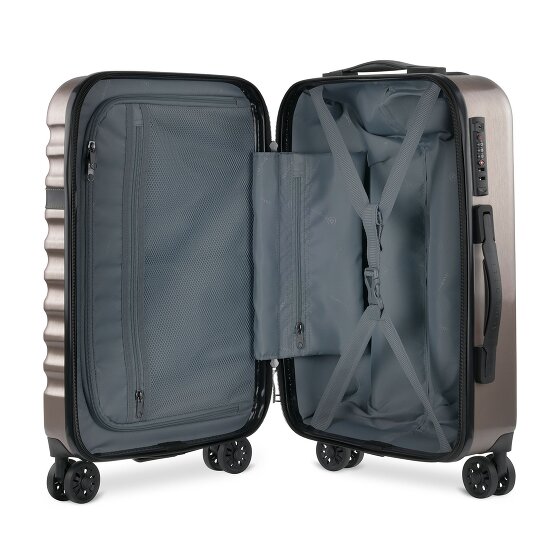 Bugatti Corium 4 Rollen Kabinentrolley 55 cm