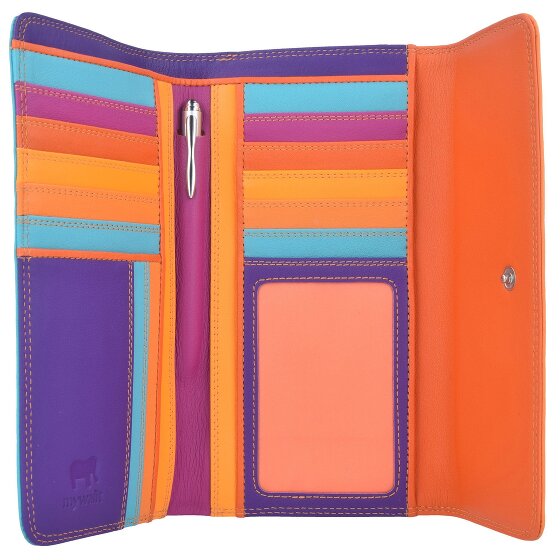 Mywalit Tri-fold Zip Wallet Geldbörse Leder 17 cm