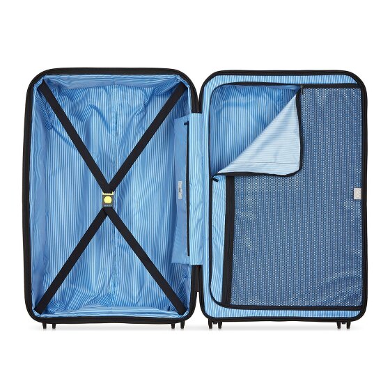 Delsey Paris Lutece Se 4 Rollen Trolley 79 cm mit Dehnfalte